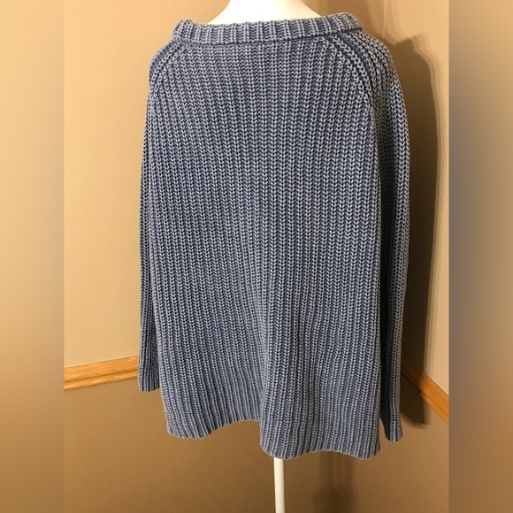 Women’s Demylee Blue Knit Sweater Cotton Size Small - Picture 5 of 7